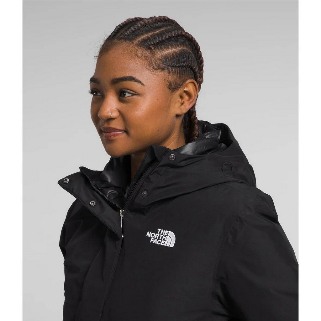 Chamara de Pluma Artic Bomber Mujer, Negro